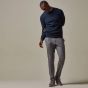 Profuomo Woolen Ribbed Pullover - Navy