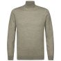 Profuomo Merino Woolen Turtleneck Pullover - Green
