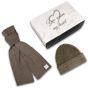 Profuomo Scarf & Beanie Set - Green