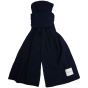 Profuomo Donegal Wollen Gebreide Sjaal - Navy