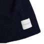 Profuomo Donegal Wollen Gebreide Sjaal - Navy