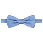 Profuomo Silk Woven Bowtie - Light Blue