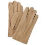 Gants en cuir nubuck de chèvre Profuomo - Camel