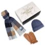 Profuomo Winter Accessories Set - Blue