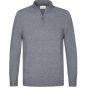 Profuomo Woolen Half-Zip Pullover - Blue