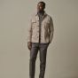 Profuomo Wool Knitted Overshirt - Beige/Brown