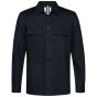 Profuomo Wool Knitted Overshirt - Navy