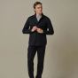 Profuomo Wool Knitted Overshirt - Navy