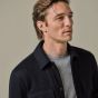 Profuomo Wool Knitted Overshirt - Navy
