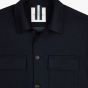 Profuomo Wool Knitted Overshirt - Navy