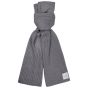 Profuomo gestrickte Schal aus Wolle - Grau