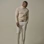 Profuomo Wool Blend Turtleneck Pullover - Off White