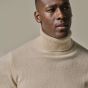 Profuomo Wool Blend Turtleneck Pullover - Off White