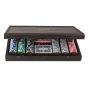 Manopoulos Poker Set Koffer - Schwarzes Holz
