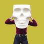 Qeeboo Mexico Skull Planter and Cooler Black