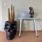 Qeeboo Mexico Skull Planter and Cooler Black