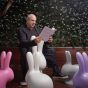 Qeeboo Rabbit Chair Medium - Black