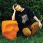 Qeeboo Skull Stool Table LED Outdoor White