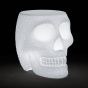 Qeeboo Skull Stool Table LED Outdoor White