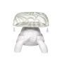 Qeeboo Turtle Carry Pouf - White
