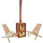 Outdoor Fireplace And Fieldchair Bundle