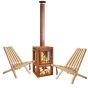 Outdoor Fireplace And Fieldchair Bundle