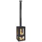 RB73 Outdoor Stove Quaruba Mobile XXL - Black