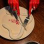 Incartato Ceramics Forbidden Dinner Plate – "Red Flags Turn Me On"