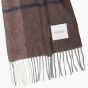 Écharpe Homme Drake’s London – 100% Laine D’agneau – Made In Scotland – Neuf Avec étiquettes – Rouge