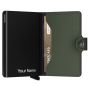 Secrid Miniwallet Matte - Green & Black