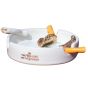 The Rolling And The Stoned Silver Flip Lighter Ashtray