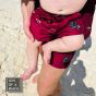 Son Of A Beach Father & Son Swim Shorts Bees - Red