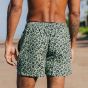 Son of a Beach Father & Son Swim Shorts Leopard - Green