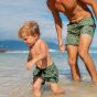 Son of a Beach Father & Son Swim Shorts Leopard - Green