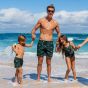 Son of a Beach Father & Son Swim Shorts Panter - Green
