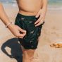 Son of a Beach Father & Son Swim Shorts Panter - Green