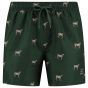 Son of a Beach Father & Son Swim Shorts Panter - Green