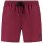 Son of a Beach Father & Son Solid Swim Shorts - Dark Red
