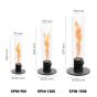 Höfats Spin Lantern Bio-Burner - Black