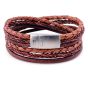 Steel & barnett bonacci bracelet - caramel