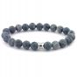 Steel & Barnett Stones Bracelet - Matt Lavikite