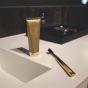 Swiss Smile d'or golden toothgel and toothbrush