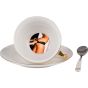 LADY TARIN-GUILTLESS" TEACUP WITH SAUCER IN PORCELAIN - POMONA
