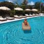 The Fillup Club Sunlounger Natte Linen Chalk