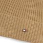Tommy Hilfiger Flag Cashmere Beanie - Camel