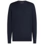 Tommy Hilfiger Merino Wool Crewneck Pullover - Navy