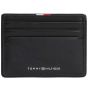 Tommy Hilfiger Signature Leather Credit Card Holder - Black