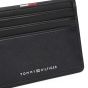 Tommy Hilfiger Signature Leather Credit Card Holder - Black