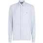 Tommy Hilfiger Striped Linen Shirt - Light Blue