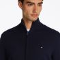 Tommy Hilfiger Zip-Through Cardigan - Navy